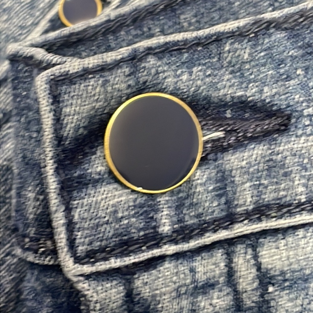 Vintage Dg2 by Diane Gilman Blue Jean Shorts, 18W - Picture 6 of 6